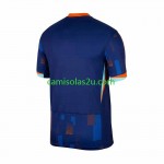 Camisolas de futebol Holanda Equipamento Alternativa Euro 2024 Manga Curta